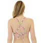 Juniors Cyn & Luca Floral Tess Double Tunnel Triangle Swim Top - image 3