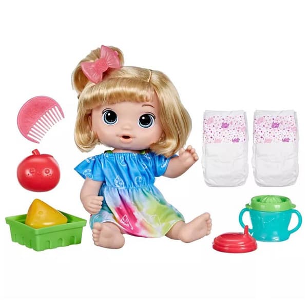 Baby Alive Blonde Hair Fruity Sips Doll