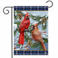 Briarwood Lane Wintertime Cardinals Garden Flag - image 1