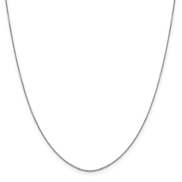 Gold Classics&#40;tm&#41;10kt. White Gold 0.90mm 16in. Chain Necklace - image 