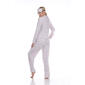 Womens White Mark 3pc. Pink Cheetah Pajama Set - image 3