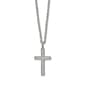 Mens Gentlemen's Classics&#40;tm&#41; Cubic Zirconia Accented Cross Necklace - image 1