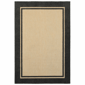 HomeRoots Beige & Black Stain Resistant Indoor Outdoor Accent Rug - image 2