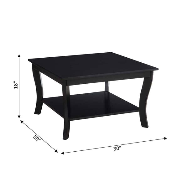 Convenience Concepts American Heritage Square Coffee Table
