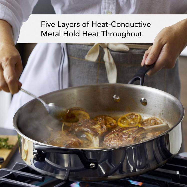 KitchenAid® 10pc. Polished Stainless Steel Cookware Set