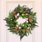 Northlight Seasonal Easter Egg & Burlap Ribbon Twig Wreath - image 6