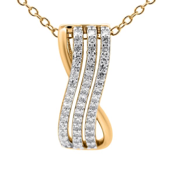 Nova Star(R) 1/4ctw. Lab Grown Diamond 3 Row Pendant - image 