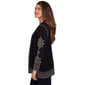Womens Ruby Rd. New Neutrals Ribbed Slinky Embroidered Jacket - image 5