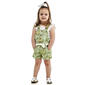 Toddler Girl Nannette 3pc. Top & Twill Shortalls Set w/ Scrunchie - image 1