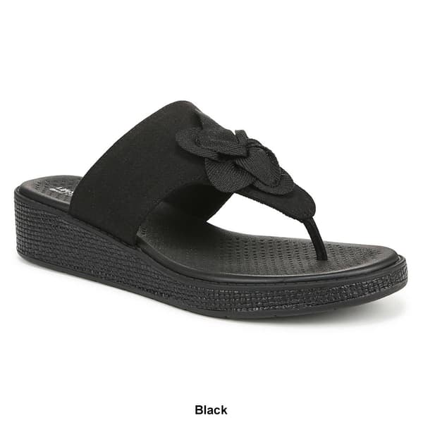 Womens LifeStride Bloom Wedge Thong Sandals