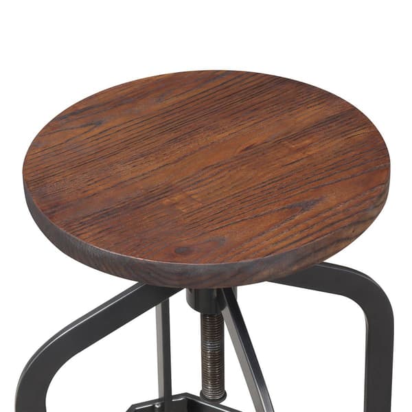 Elements Wynn Adjustable Backless Bar Stool