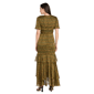 Women R&M Richards Daytime Metallic Stripe Maxi Dress - image 4