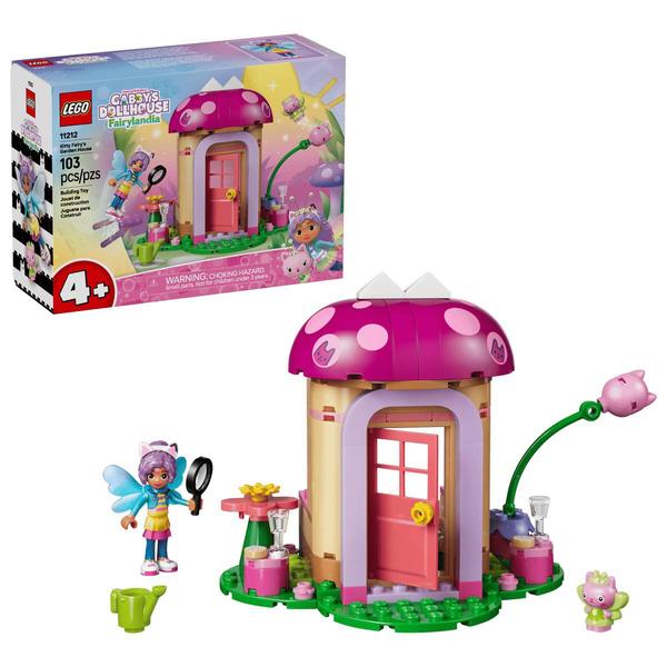 LEGO(R) Gabby''s Dollhouse Kitty Fairies Garden House Building Kit