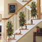 Puleo International Pre-Lit Adorned Banister Swag with Pinecones - image 2