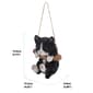 Hi-Line Gift Hanging Black and White Kitten Statue - image 6