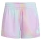 Girls (7-16) adidas® Ombre Dot Emblem No Side Seam Shorts - image 4
