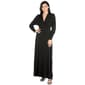 Womens 24/7 Comfort Apparel V-Neck A-Line Dress - image 1