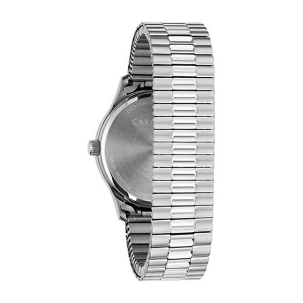 Mens Caravelle Steel Expansion Easy Reader Watch - 43B153