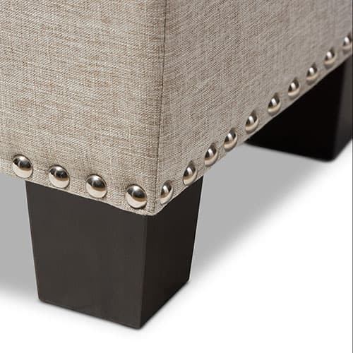 Baxton Studio Hannah Storage Ottoman Bench