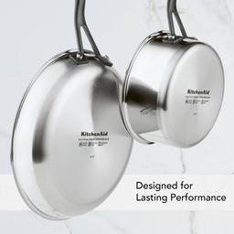 KitchenAid® 10pc. Polished Stainless Steel Cookware Set
