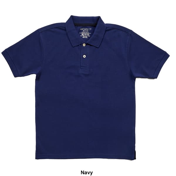 Boys (8-20) Architect® Jean Co. Short Sleeve Pique Polo