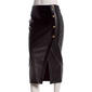 Juniors Love Tree Pleather Button Midi Skirt with Slit - image 1