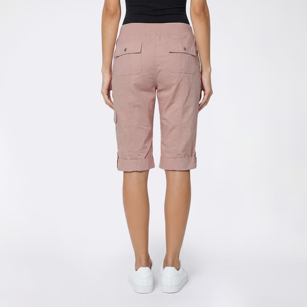 Womens Hasting & Smith Roll Tab Hem Twill Capris