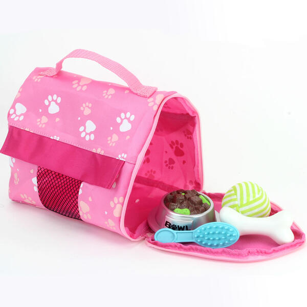 Sophia&#39;s® 10pc. Puppy Dog &amp; Carrier Set - Pink