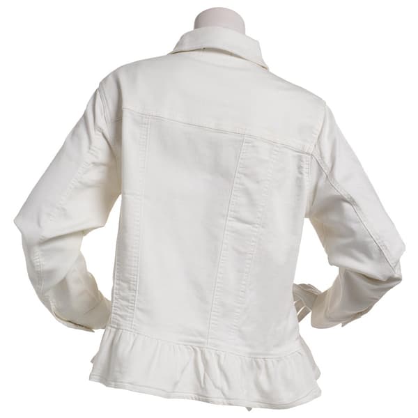 Womens Erika Joey Solid Peplum Hem Jacket