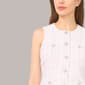 Womens Cece Tweed Button Front Vest - image 3