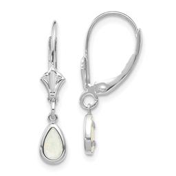 Gemstone Classics(tm) 14kt. Pear Opal Dangle Earrings