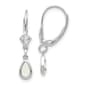 Gemstone Classics(tm) 14kt. Pear Opal Dangle Earrings - image 1