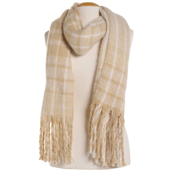 Womens Steve Madden 2 Tone Plaid Scarf - image 