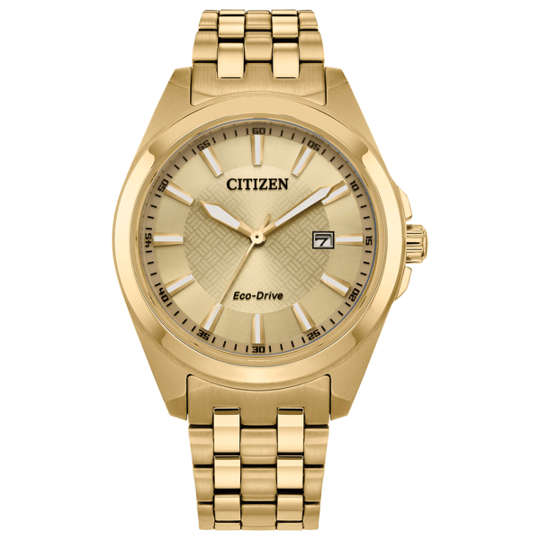 Mens Citizen® Eco-Drive Peyton Gold-Tone Watch - BM7532-54P - image 