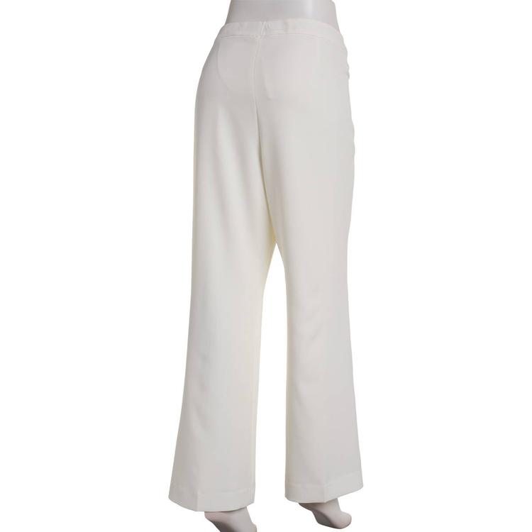 Petite Kasper Solid Stretch Crepe Dress Pants