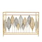 9th & Pike® Gold-Tone Metal Contemporary Console Table - image 3