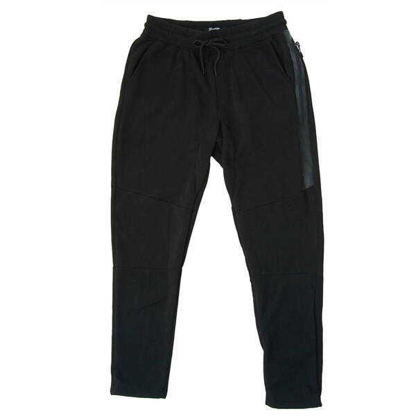 Young Mens Brooklyn Cloth&#40;R&#41; Tapered Heat Seal Active Pants - Black - image 