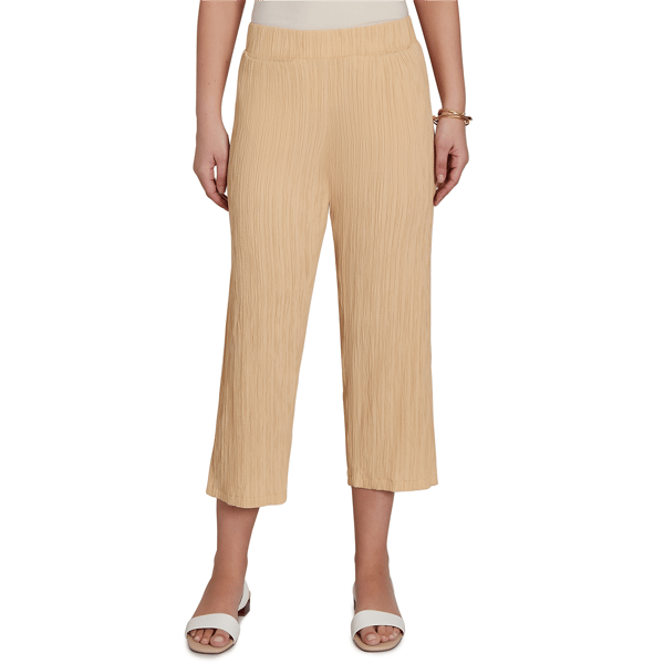 Womens Emaline Verde Grove II Pull On Wide Leg Capris
