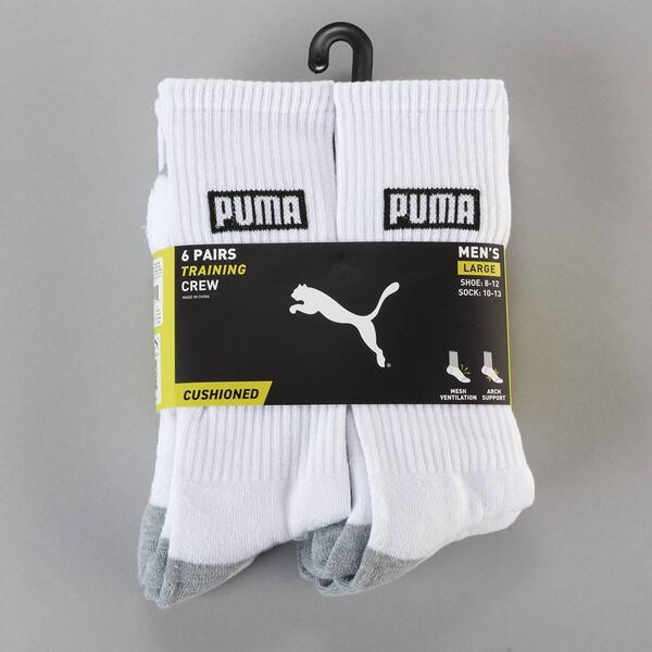Mens Puma&#40;R&#41; 6pk. 1/2 Terry Crew Socks - image 