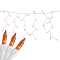 Northlight 3.5ft. 100ct. Orange Mini Icicle Christmas Lights - image 1