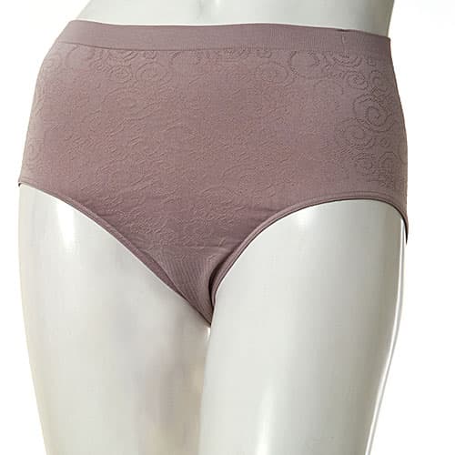 Womens Bali Jacquard Brief Panties 803J