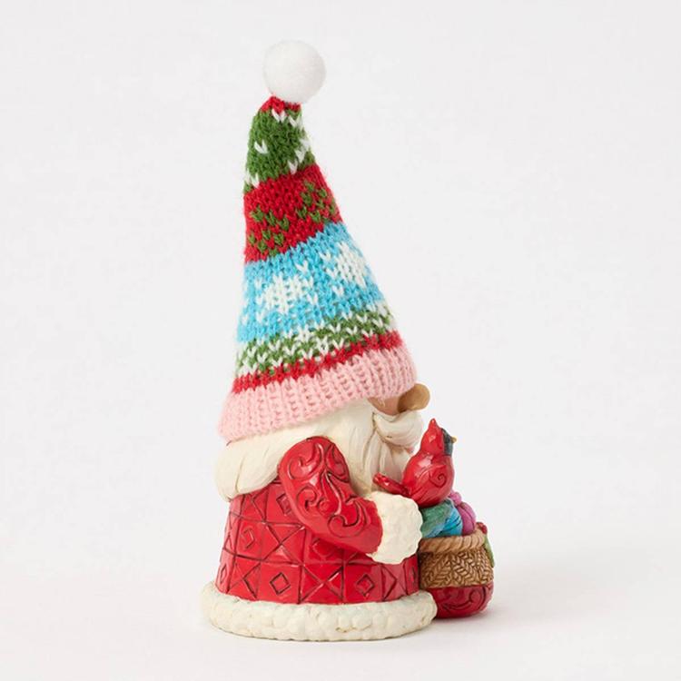Jim Shore Holiday Gnome Knit Hat Christmas Figurine
