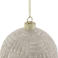Northlight White Geometric Glass Ball Christmas Ornament - image 4