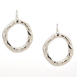 Ashely Cooper&#40;tm&#41; Hammered Metal Ring Earrings