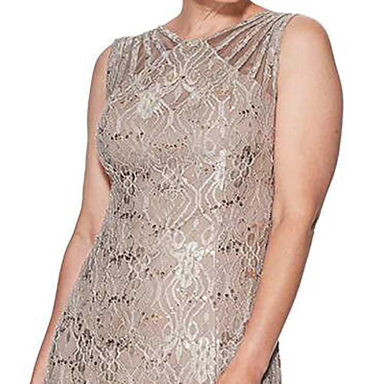 Womens R&amp;M Richards Sleeveless Mermaid Gown