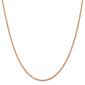 Unisex Gold Classics&#8482; 2mm. Rose Gold Diamond Cut Rope Necklace - image 2