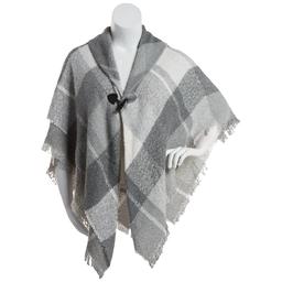 Womens Altare Plaid Cape