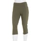 Petite Erika Joey Slit Hem Capri Pants - image 1