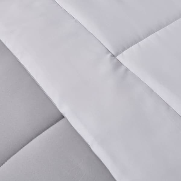 Blue Ridge Home Fashions Solid Reversible Microfiber Comforter