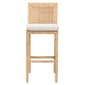 bali & pari Sofia Bohemian Natural Rattan Bar Stool - image 2